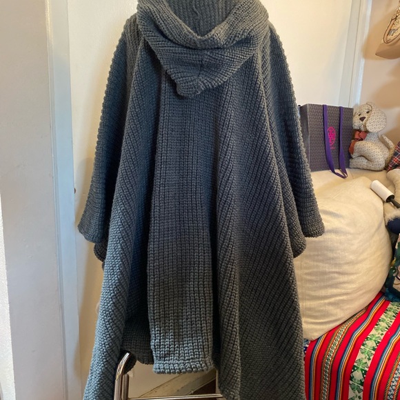 Free People Brook side, hooded poncho, very good condition, One size - Picture 4 of 14